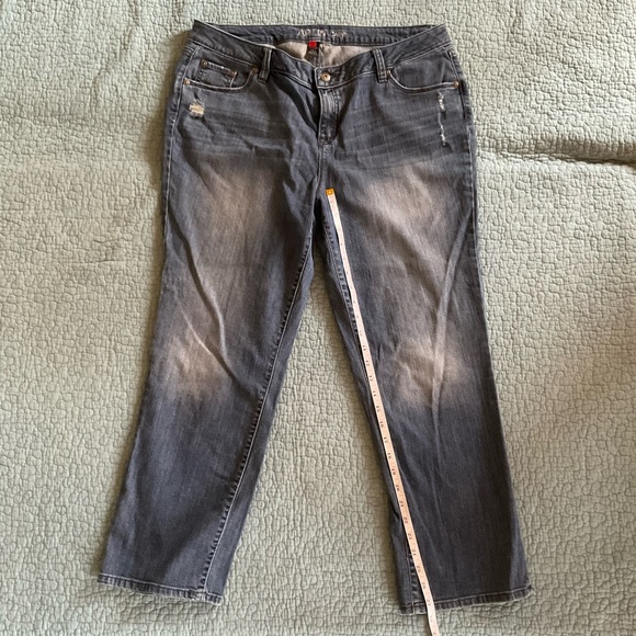 Apt. 9 Denim - Cute tattered jeans, casual pants, weekend, pants